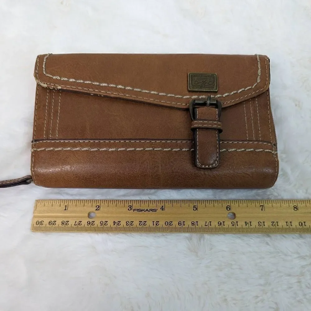 BOC Born Concepts Amherst Deluxe Wallet Vinyl Snap Closure Multi Pocket